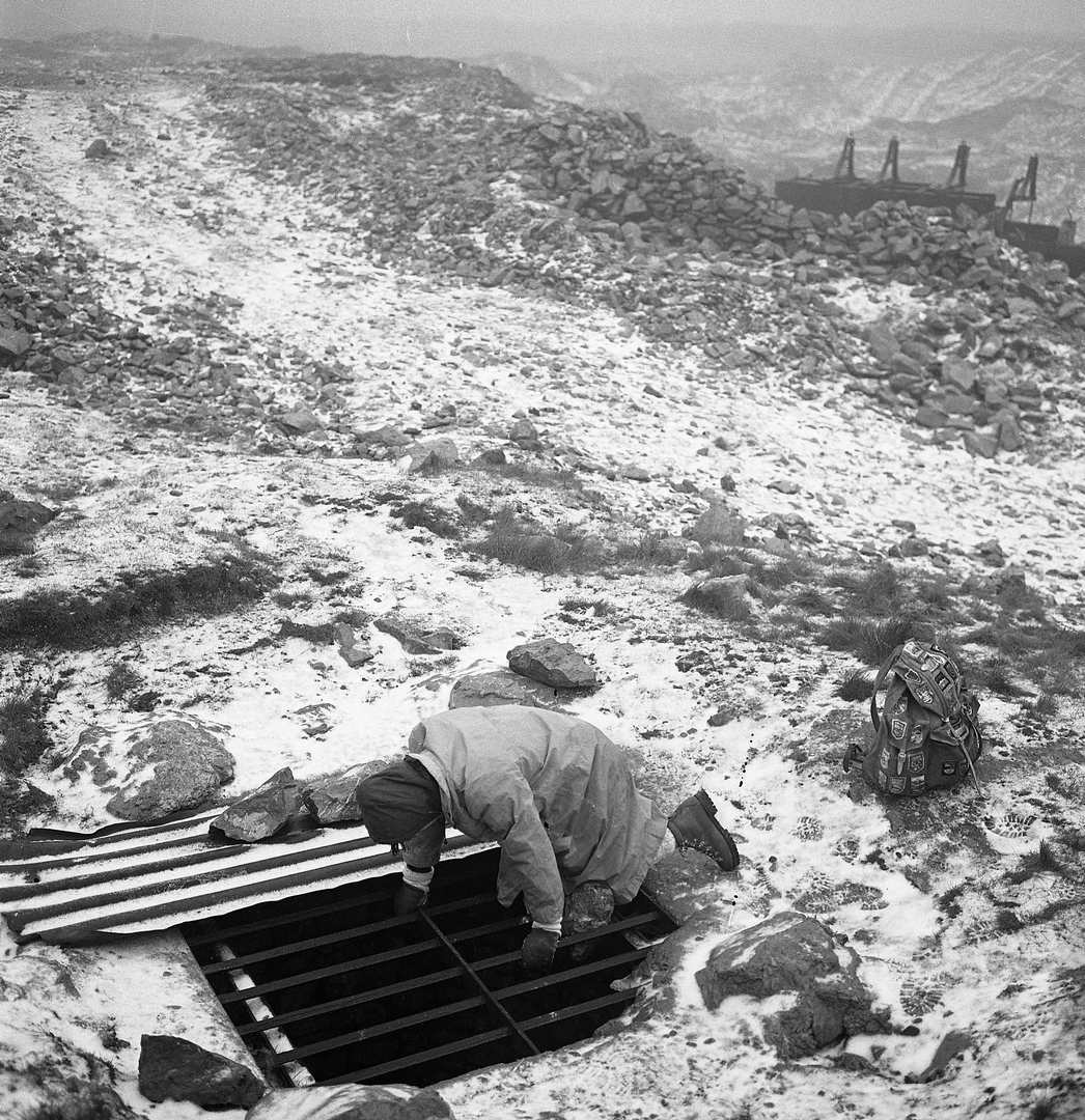 Hazard Mine engine shaft Bradwell Moor 1969